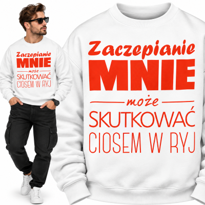 BLUZA ŚMIESZNA ZACZEPIANIE